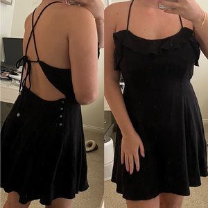 Free People Black Strappy Back Beachy Dress